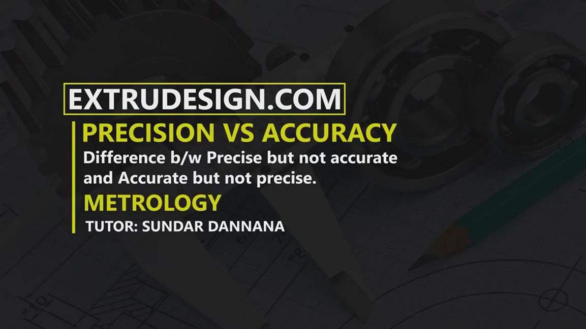 'Video thumbnail for What is the difference between Precision and Accuracy in Metrology?'
