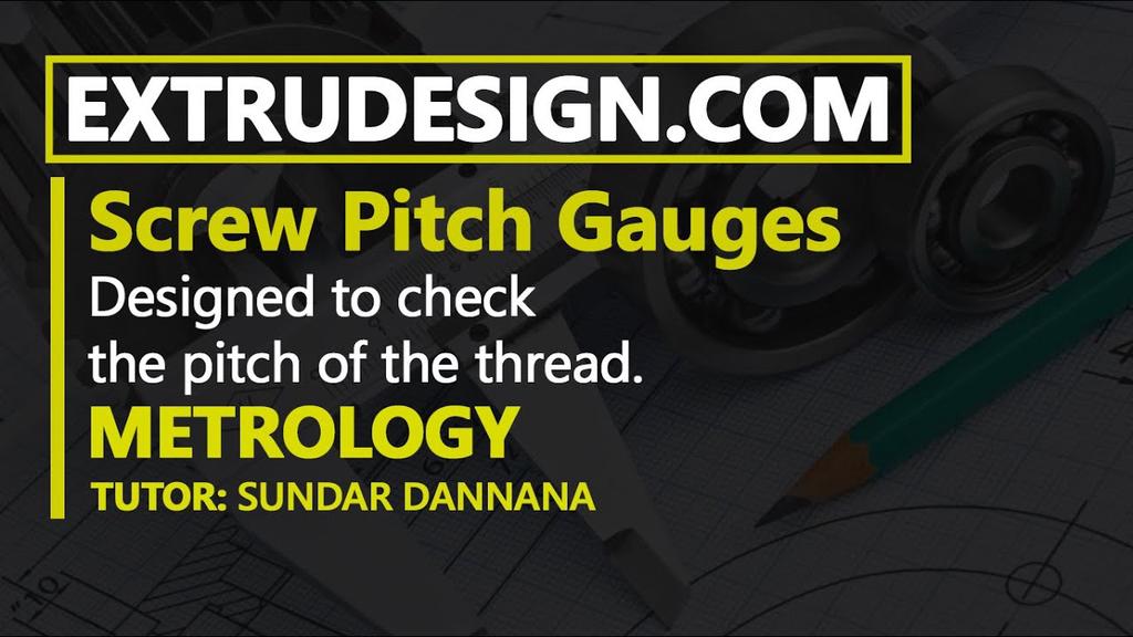 'Video thumbnail for How to use Screw Pitch gauge? | Thread Pitch Gauge |'