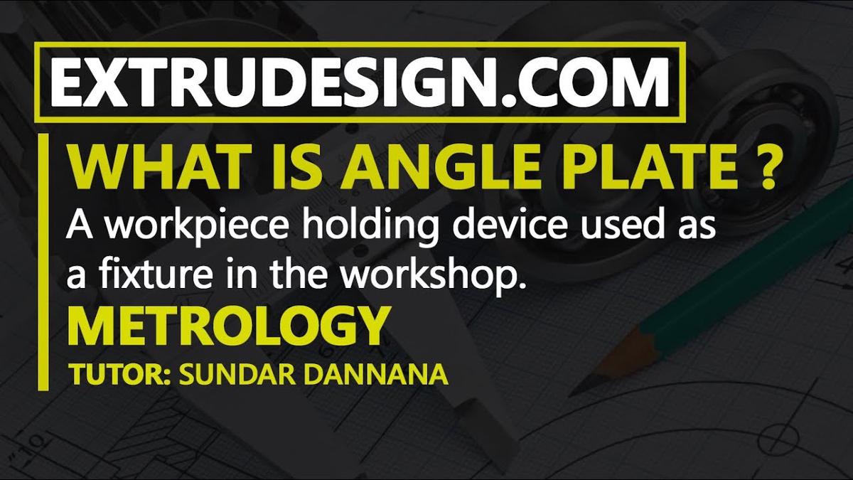 'Video thumbnail for Angle plate| what is Angle plate in Metrology?'