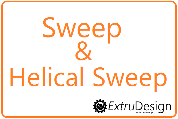Difference between SWEEP and HELICAL SWEEP in creo