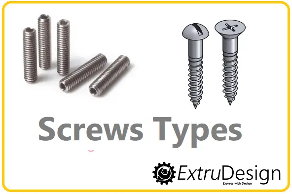 machine screw head types
