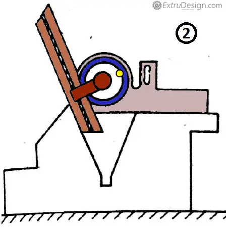 Optical Bevel Protractor working position example