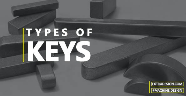 types of Keys in machine design