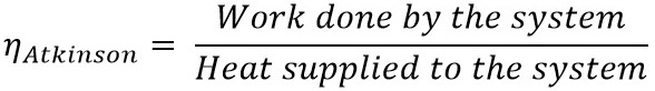 Atkinson Cycle Efficiency