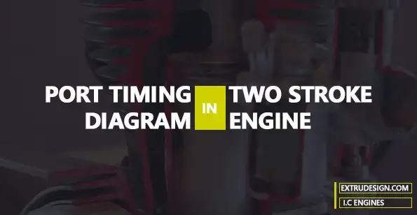 Port Timing diagram in Two-stroke Engines