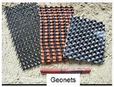 Figure 4: picture showing different types of geonets