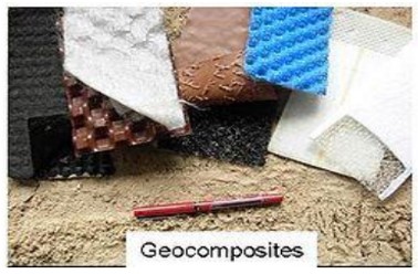 Figure 5: picture showing different types of geocomposites