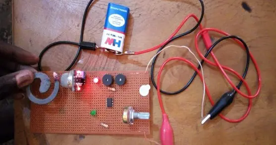 Figure: 2.5.      Smoke detector Testing on Vero Board