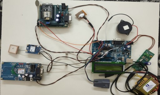 Hardware Implementation of Proposed Remote Patient Monitoring System