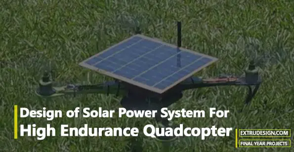 solar powered quadcopter drone