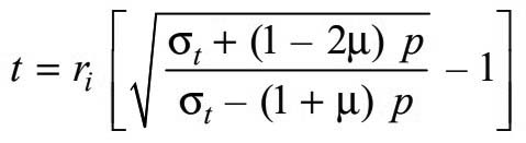 Clavarino’s equation