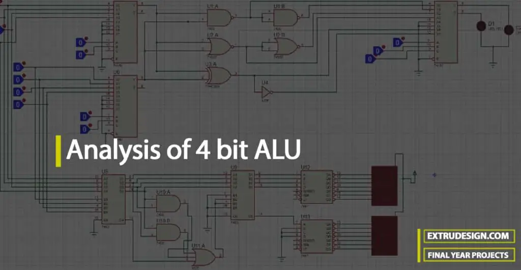 A Project on the Analysis of 4 bit ALU