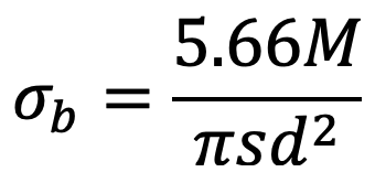 tensile strength formula