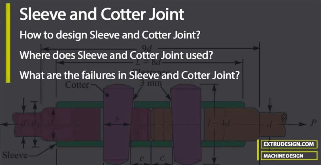 How to Design a Sleeve and Cotter Joint?