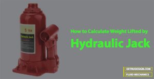 How to calculate Weight Lifted by Hydraulic Jack?