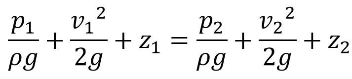 Flow Velocity Equation for Pitot Tube