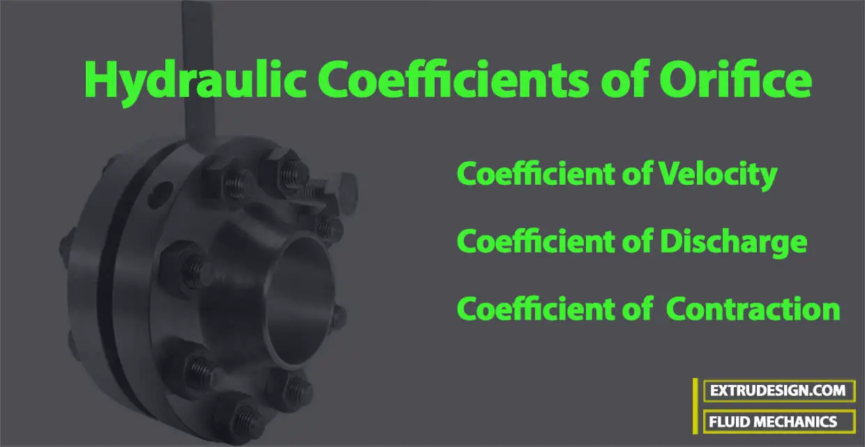 Hydraulic Coefficients of Orifice