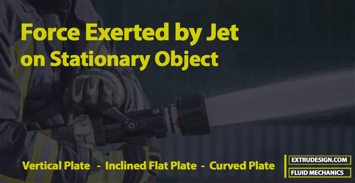 How to Calculate the Force Exerted by Jet on Stationary Objects?