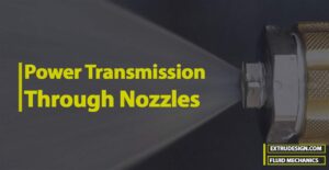 How to calculate Power Transmission Through Nozzles?