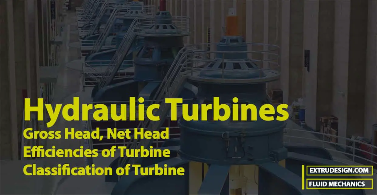 Hydraulic Turbines - Heads, Efficiencies and Classification - ExtruDesign