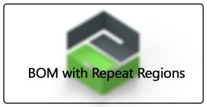 How to create BOM with Repeat Region in Creo?